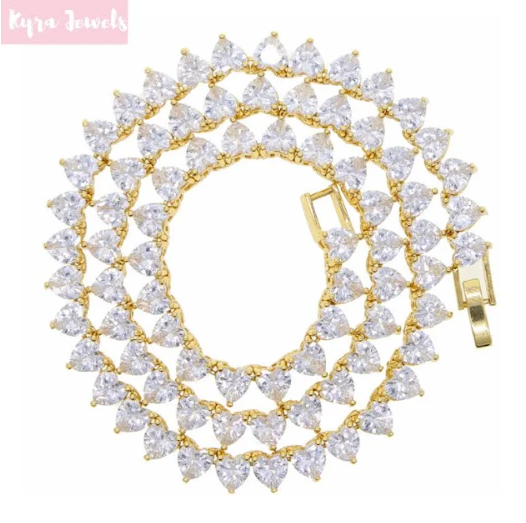 From the Heart Tennis Choker Gold