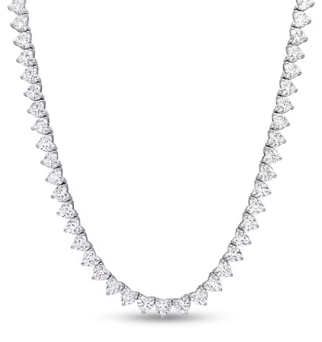 From the Heart Tennis Choker Silver