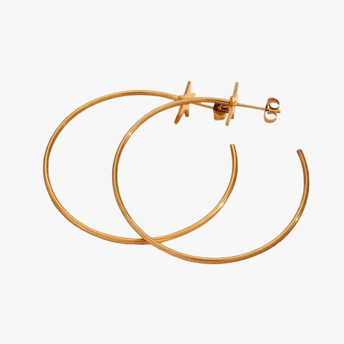 She's a Big Star Hoop Earrings