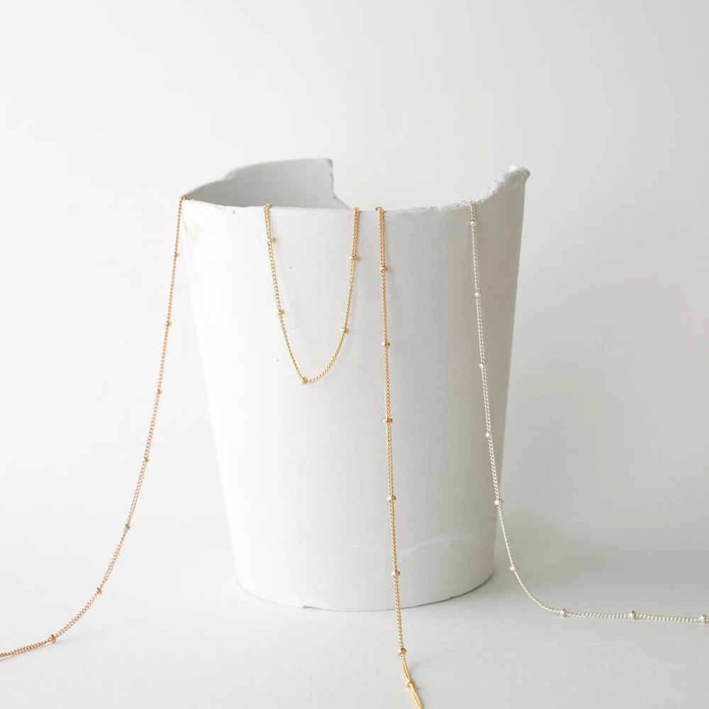 Delicate Allure Beaded Layering Chain