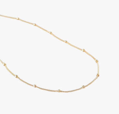 Delicate Allure Beaded Layering Chain