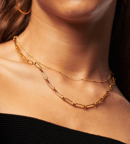 Delicate Allure Beaded Layering Chain