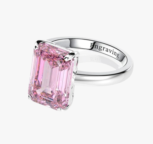 She's a Stunner Pink Emerald Cut Ring